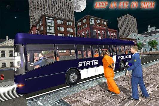 US Jail Police Bus Transport Driving screenshot 18