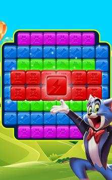 Tom Kitty Block Cube Crush screenshot 2
