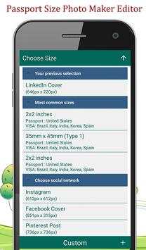 Passport Size Photo Editor screenshot 1