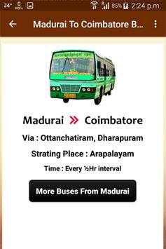 Madurai Mofussil Bus Info screenshot 4
