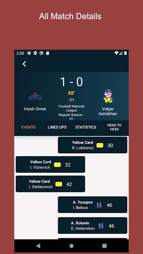 Goal Live Soccer : All Leagues screenshot 3