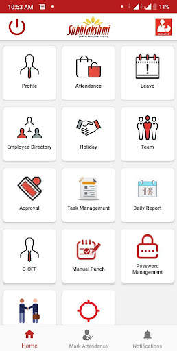 Subhlakshmi ERP screenshot 2
