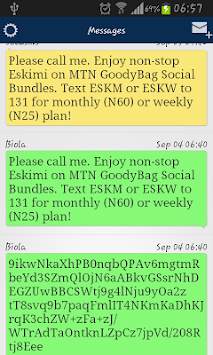 Pure SMS screenshot 1