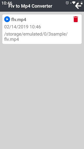 FLV to MP4 Converter screenshot 1