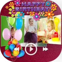 Happy Birthday Video Maker With Music icon