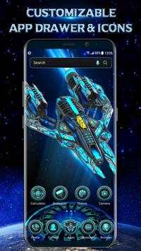 3D Spaceship Live Wallpaper & Launcher for Free screenshot 3