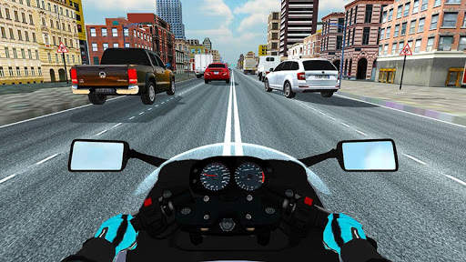 Highway Traffic Rider - 3D Rennradrennen screenshot 5