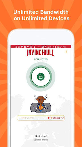 InvinciBull VPN - Safe. Private. Invincible. screenshot 1