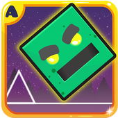 Geometry daash zombie icon