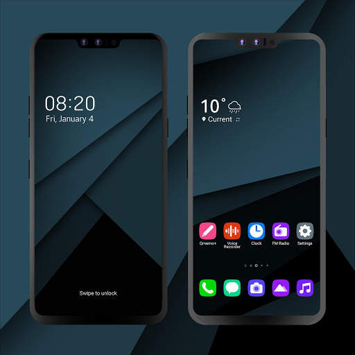 Black Theme for LG UX9 (Android 10) screenshot 2