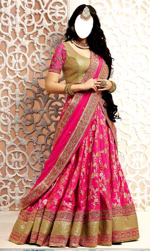 Half saree Photo Suit 1 تصوير الشاشة
