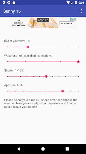 Sunny 16 - replace lightmeters screenshot 2