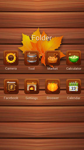 Thanks Giving Day Go Launcher Theme screenshot 4