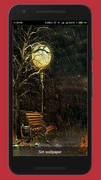 Raining Live Wallpaper 2 تصوير الشاشة