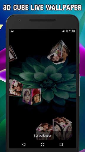 3D Photo Frame Cube Live Wallpaper screenshot 14
