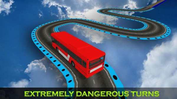 Impossible Driving Crazy Bus Stunt: Sky Race screenshot 4