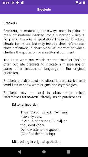 Punctuation Rules screenshot 2