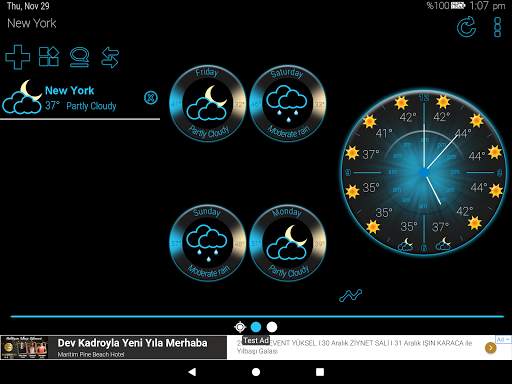 Weather Rise Clock 30  Widgets screenshot 9