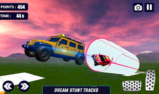 Prado Taxi Car Impossible Tracks Crazy Car Stunts screenshot 13
