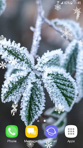 Winter and Autumn Flowers Live Wallpaper screenshot 4
