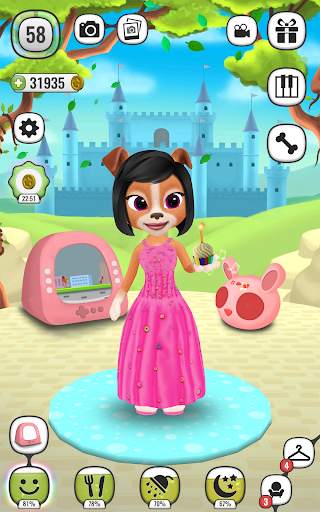 หมาน้อยช่างพูด - เกมสัตว์ screenshot 1