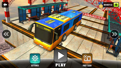 Impossible Sky Bus Driving Simulator Tracks 2018 screenshot 12