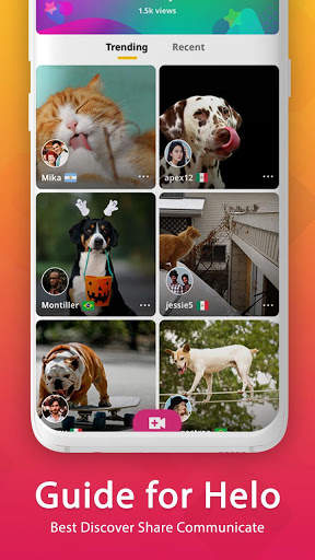 Helo App Watch Videos Guide screenshot 1