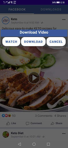 Fast Video Downloader For Facebook : Simple Saver. screenshot 4