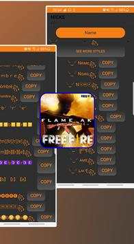 Free Fire NickName скриншот 4