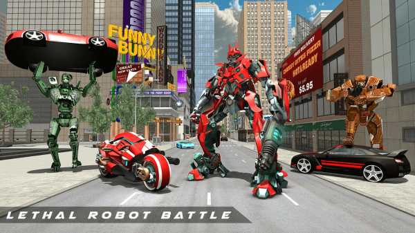 Moto Robot Transform Game screenshot 12