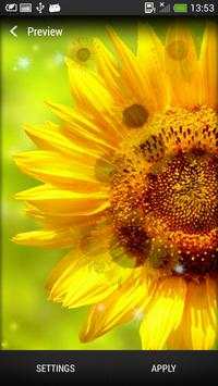 Sunflower Live Wallpaper screenshot 4