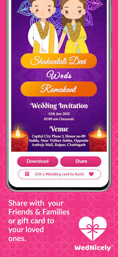 Shaadi & Engagement Card Maker screenshot 6
