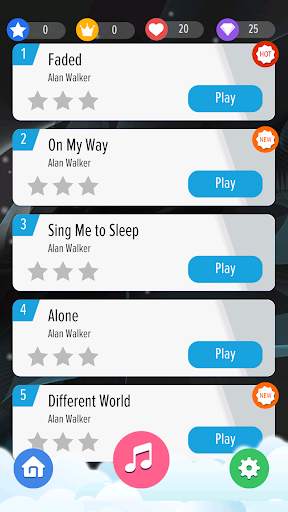 ALAN WALKER Piano Tiles screenshot 4