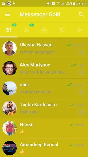 Messenger Gold Pro screenshot 1