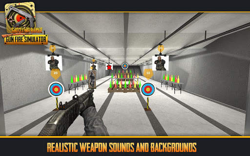 Shooting Range Gun Simulator - Gun Fire screenshot 3