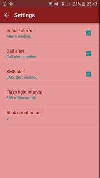 flashlight incoming call screenshot 1