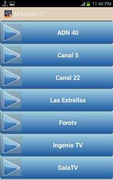 All Mexico TV Channel स्क्रीनशॉट 4