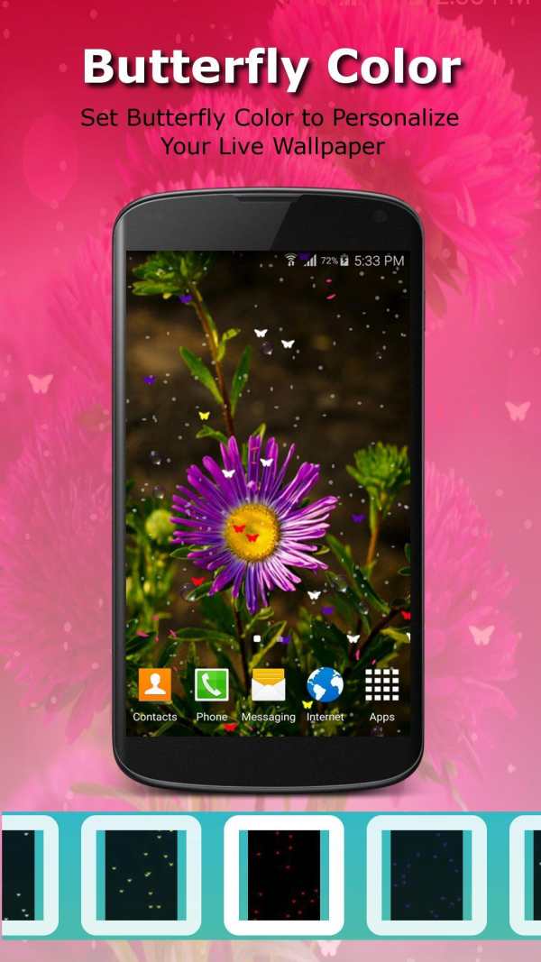 Live Wallpaper - Flowers screenshot 8