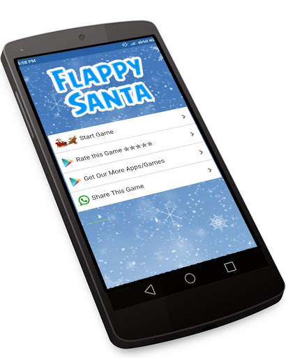 Flying Santa Clause - Christmas Games screenshot 1