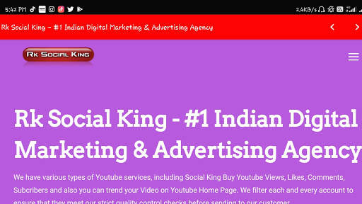 Rk Social King - Indian Digital Marketing Company screenshot 9