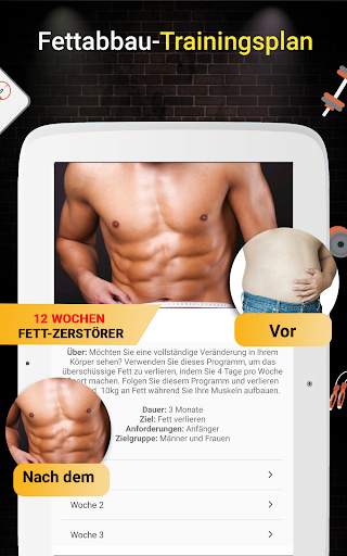 Pro Fitness-Studio Workout (Fitness-Training) screenshot 6
