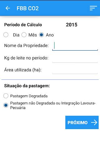 FBB Calculadora CO2 - Leite screenshot 2