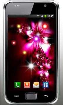 Neon Flowers HD live wallpaper screenshot 4
