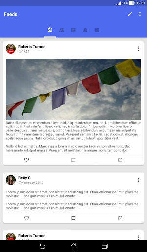 Social App - Material UI Template screenshot 7