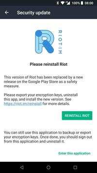 [Old] Riot.im screenshot 1