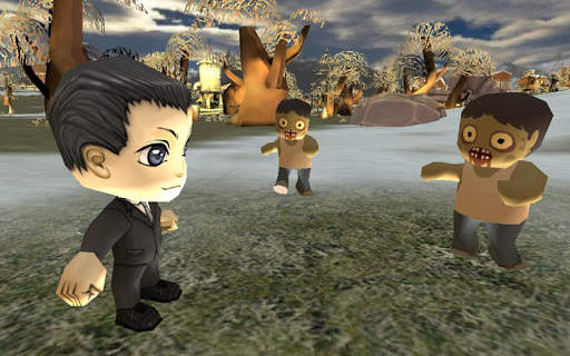 Battle Royale Mini Zombies Squad Mobile screenshot 2
