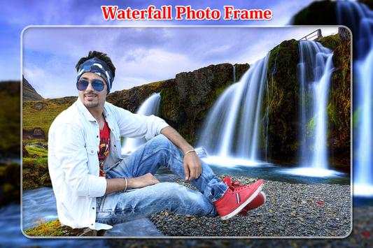 Waterfall Photo Editor  Water Photo Frame 4 تصوير الشاشة