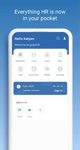 greytHR Cloud HR platform screenshot 1