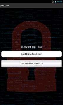 Click Lock [APP Locker] screenshot 7