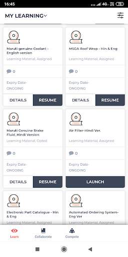 Maruti Suzuki Learning Management System (LMS) скриншот 3